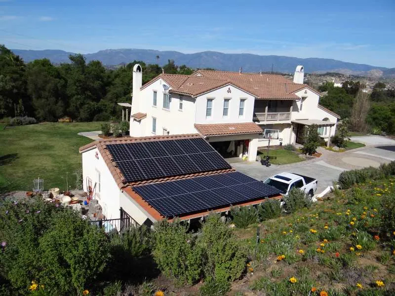 A Valley Center home with an Eagle concrete tile roof